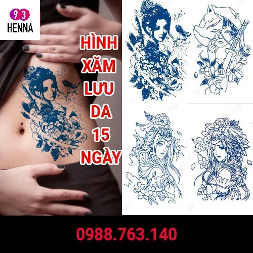 Hình xăm tạm thời chống nước giữ được 10 đến 15 ngày 8cm x 11cm | Shopee  Việt Nam