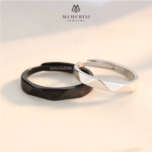 Cincin Kawin Nikah Pasangan Tunangan Lamaran Couple Perak Palladium Platinum Emas MH84
