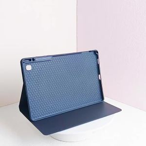 Applicable to Samsung Tab S4 10.5 T830 Tablet with Pen Slot Case T835 Cowhide Grain Business Leather Case