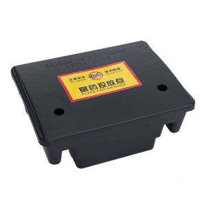 Rodent Poison Box Indoor Outdoor Clamshell Rodent Bait Station Plastic Rats Bait Poison killing Mouse Trap Box With Lock