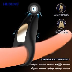 HESEKS lantern design mens new 4MM beveled edge silicone ring European and American ring womens outdoor ring