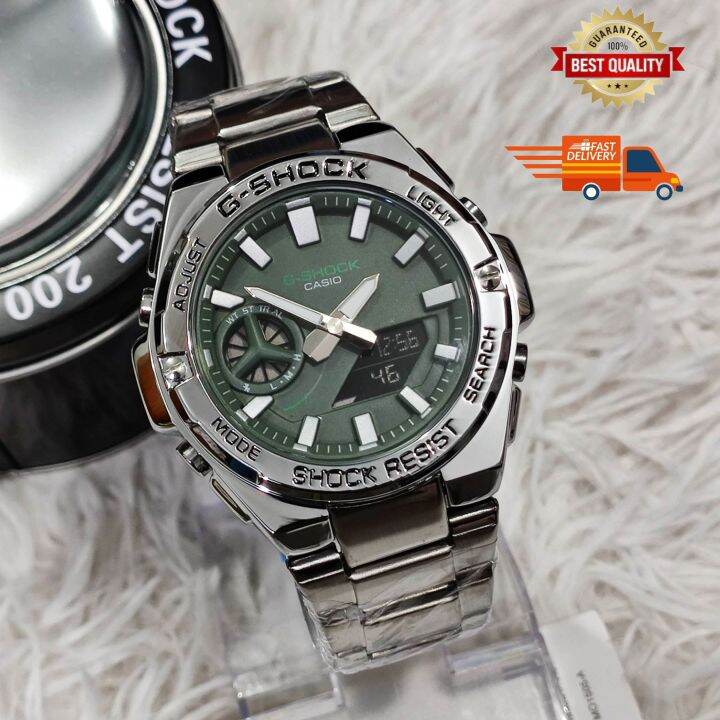 Original G Shock GST-B500 | GSTB500 G Steel Full Metal Series Dual Time ...