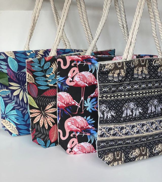 Marikina Bags Shopping / Tote bags canvas printed string handle Lazada PH