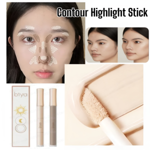 Liquid Highlighting Contour Stick Face Brightening +Shadows 2 In One Natural Long Lasting Waterproof Beauty Tools