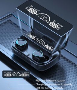 หูฟังบลูทูธTWS-M10 BT V5.1 ระบบเสียงHiFiเบสหนัก รุ่นใหม่ล่าสุด บูลทูธไร้สาย หูฟังไร้สาย กันน้ํากันเหงื่อ earbud wireless earphone กันน้ํา