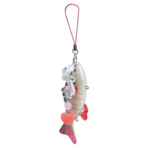 Stylish Fish Shaped Lanyard with Star Pendant Fashionable Phone Strap Trendy Youth Accessory Stylish Mobile Accessories
