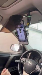 Foldable Multi Angle Phone Sun Shade Clip – Portable Glare Blocking Universal Fit – For Car Motorcycle Bike