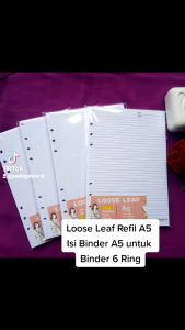 LOOSE LEAF REFIL ISI BINDER 6 RING A5 ISI 50 LEMBAR