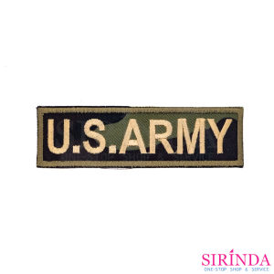 ตัวรีดการ์ตูนU.S.ARMY ตัวรีดติดเสื้อ อาร์มปักตกแต่ง DIY EMBROIDERY PATCH (00080493)