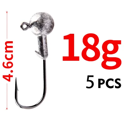 Đầu Jig MEREDITH Móc Câu Đầu 1G 2G 3G 4G 5G 7G 8G 10G 12G 14G 22G Móc Câu Cá Phụ Kiện Cá Pike