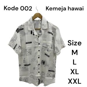 KEMEJA PRIA 003 /  KEMEJA PANTAI / HEM COWOK HAWAI / KEMEJA COWOK MOTIF