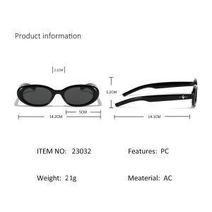 2025 New Gradient Lens Sunglasses - Korean UV400 Cat-Eye Shades for Women Trendy Small Frame PAZU