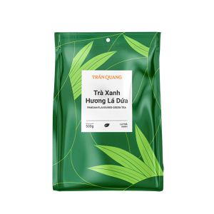 Trà lá xanh hương lá dứa Trần Quang (gói 500gr)