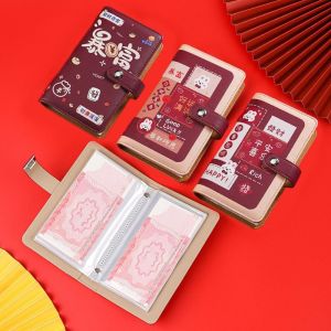 SWEET TIM Portable Saving Money Binder Refillable PU Leather Account Book Easy and Fun Planner Organizer Cash Budget Binder New Years Gift