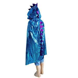 Boys Girls Kids Dinosaur Cape Dragon Hooded Cloak Halloween Costume Christmas Fancy Cape Cosplay Costumes