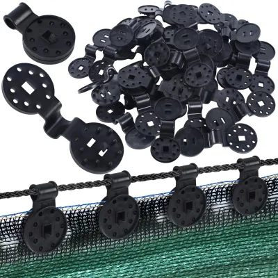 Pengait Tenda Terpal Jaring Rumah Kaca Net Clamp isian 50 PCS