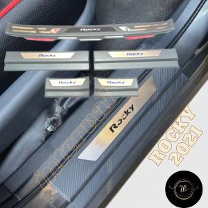 Paket Sillplate Samping Sill Plate Belakang Mobil Rocky 2021 Reflektor