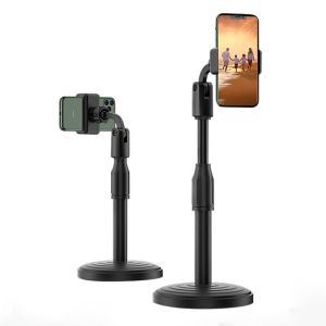 Phone Holder Tempat Dudukan Hp Live Video Call Phone Holder Standing L7 Tongsis Selfie Panjang warna hitam Lazypod