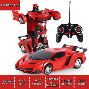 Đồ chơi xe ô tô điều khiển từ xa RC 1:18 cho bé trai đồ chơi xe nhanh chóng biến dạng robot chất liệu cao cấp