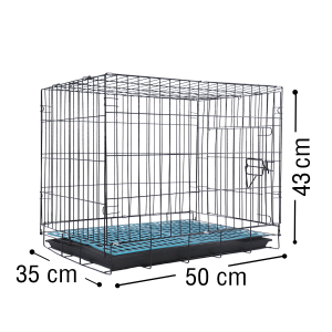 Petus กรงสีด้าน กรงกระต่าย กรงพับได้ ซี่กรงห่าง 2-3 ซม. มีกรง 2 ขนาด แถมแผ่นรองกรง สำหรับสัตว์เลี้ยงพันธุ์เล็ก Rabit Cage