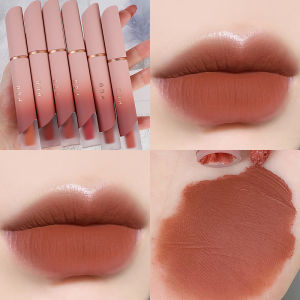 6 Colors Matte Velvet Lip Gloss Liquid Lipstick Long Lasting Nude Makeup Waterproof Lip Tint