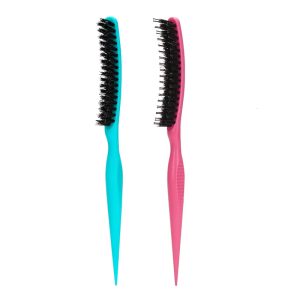 Volumizing Teasing Comb Backcomb Brush for Perfect Updos & Big Hair Styles - Must-Have Styling Tool