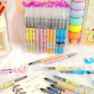 Pulpen Gel Marble Sanrio 1 Set isi 12 PCS Tinta Hitam Lengkap Kuromi Cinamorol Melody / Pen Marble Sanrio Glow 1 Pack dapat 12 Pieces Lengkap Alat Tulis Sekolah Anak Kekinian Favorit Best Seller Harga TERMURAH bisa Grosir dan COD