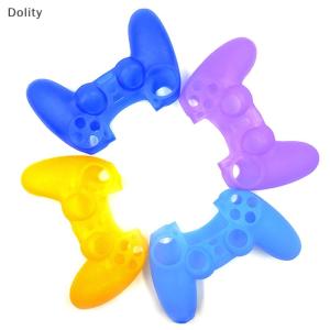 🎁【Special price】Dolity เคส PS4เกมแพดสำหรับอุปกรณ์ควบคุม PlayStation 4แบบซิลิโคนนิ่มพร้อมปลอกควบคุมสำหรับจอยสติ๊ก