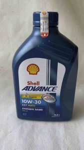 Oli shell Advance 10W-30 4x7 matic 08 Liter original