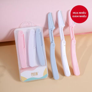 Set 3 dao cạo lông mày gấp gọn