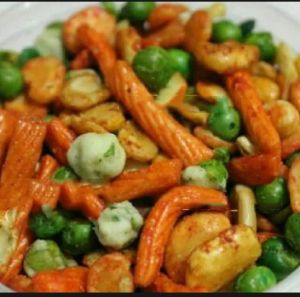 kacang campur 5rasa kacang mix kacang campur 5 rasa kombinasi 1kg cemilan ringan cemilan kesehatan harga grosir