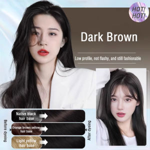 Natural Plant Bubble 3 in1 Hair Dye Plant Dye Nourishes Hair To Cover White Hair Self-Use Not Stimulate染发剂