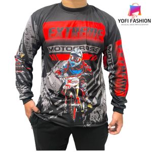 JERSEY MOTOR CROSS LENGAN PANJANG KAOS OFROAD BAJU TRAIL /KLX