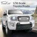 Teeker รถจำลอง1:10รถ RC ขนาดใหญ่ Toyota Prado ทางวิบาก Vehcile 4WD SUV 4x ความเร็วสูง4 Mobil Remote Control โมเดลของเล่นของขวัญวันเกิดสำหรับเด็กผู้ชายขนาด42ซม.. 