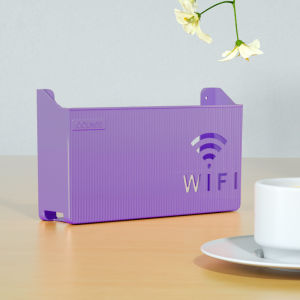 Router Storage Box Wireless Wifi Wall Hanging ABS Plastic Organizer Box Cable Power Bracket Router Organizer Box Home Storage