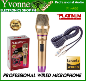 The Platinum Gold PL-699 Model Heavy Duty Wired Microphone PL699 New Upgraded Quality Microphone