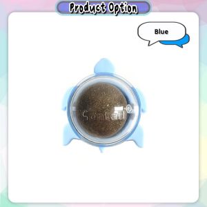 [Datz] Rotatable Pet Catnip Licking Ball Wall Toys Grass Mint Ball Snacks 猫薄荷 Mainan Makanan Kucing - PT01