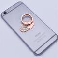 Universal Shiny Rhinestone Love Heart Phone Finger Grip Ring Phone Stand Mount Holder. 