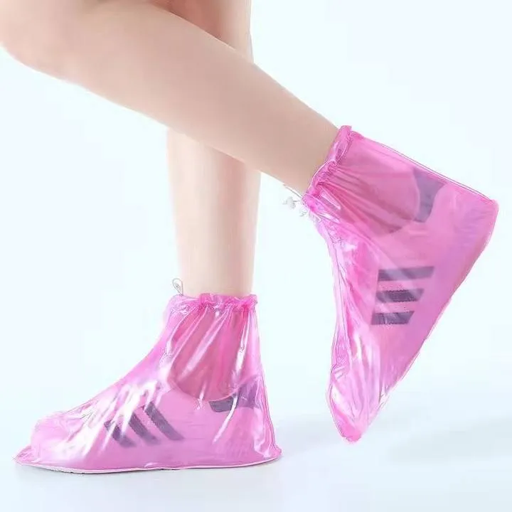 MH PVC Rain Boot Shoe Covers Rainproof Shoe Covers for Adult for