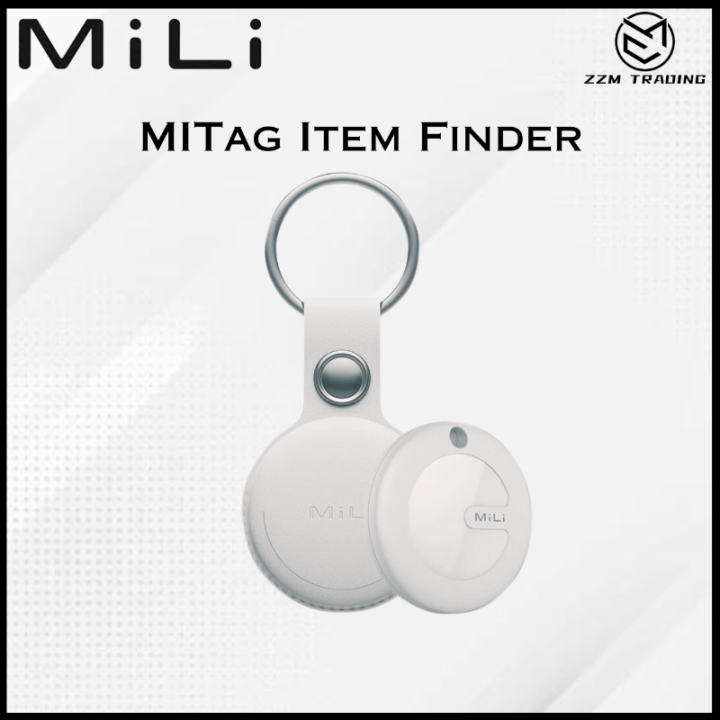 MiLi MITag Item Finder Luggage Key Bag Tracker Portable Bluetooth Tracker  With Leather Key Ring ZZM TRADING