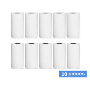 5roll Mini Photo Pocket Printer Portable Ink-free Thermal 57mm Sticker Trans Paper Wireless BT 200dpi Android IOS Printing Machine