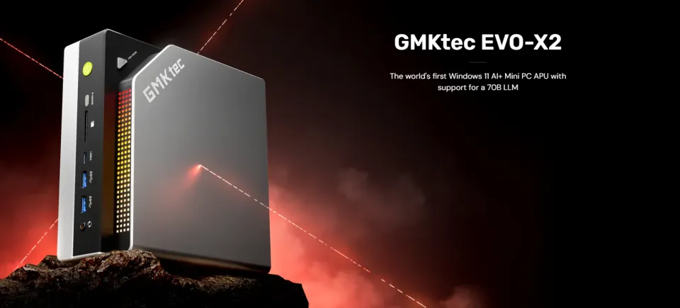 GMKTEC EVO-X2 AI MINI PC 64GB / 128GB LPDDR5X-8000 RYZEN AI MAX+