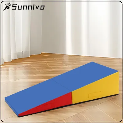 Gazechimp Gymnastics Tumbling Mat Gymnastics Wedge Mat Foldable Wedge Gymnastics Mat Cheese Mat for Dance Fitness Sports Children Kids
