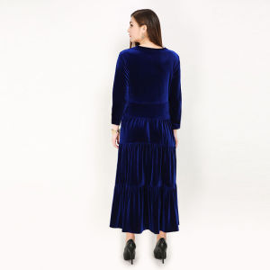 BAJU GAMIS VELVET BELUDRU PREMIUM MEWAH DAN ELEGANT VARIASI KANCING