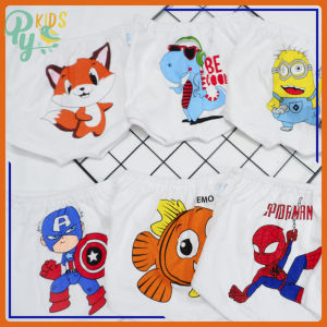Quần đùi trắng cotton hình mông thú dễ thương cho bé từ 4-22kg