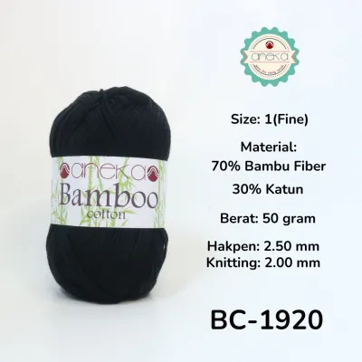 KATALOG - Benang Rajut Katun Bambu / Bamboo Soft Cotton Crochet Knittin Yarn - Part 1