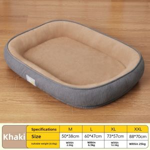 COOLSOO Washable Detachable Dog Bed Soft Non-slip Design Pet Sofa Cushion Portable Breathable Dog House Mat For Pet Sleeping