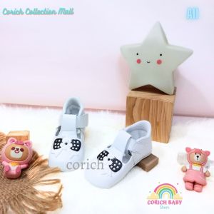 SEPATU BAYI - SEPATU BABY - SEPATU PREWALKER - A11 - SEPATU BALITA - SEPATU ANAK - ORIGINAL BRAND - CORICH BABY SHOES - BAYI USIA 0 - 11 BULAN - SEPATU SNEAKERS BAYI - BAYI BARU LAHIR - PEREMPUAN - BABY SHOES