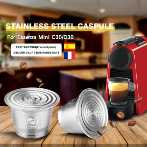 【i Cafilas】[HFG01] Viên nén cà phê có thể nạp lại lưới lọc dùng nhiều lần Pod thép không gỉ Crema coffeeware cho Nespresso inissia C40D40F111 lattissima Pro F456 chuyên gia C80 creatista cộng chuyên gia & Sữa C85 PIXIE C60 clip C