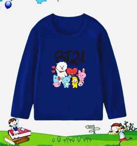 bttulis/kaos anak perempuan usia 1-12 tahun kaos lengan panjang